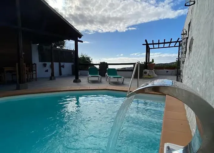 Сasa de vacaciones El Palmito, Privater Pool *